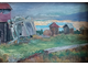 "Сельский пейзаж" картон масло Шолохов П.И. 1950-е годы
