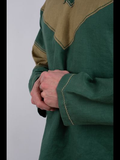 Рубаха с капюшоном "Викинг" из льна