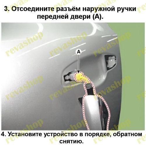Kia Sportage, кнопка двери, бесключевой доступ, 82661D9710, 82651D9710, автозапчасти Kia, Кнопка две