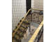 Двойной каркас лестницы "Елочка" с коваными подступенками