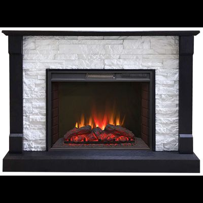 Электрокамин Моника BL M2 с очагом Sparta 25.5 LED