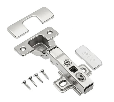 SALE Петля накладная, планка клип, самозакрывающаяся ZM-ECHC09BEO  GTV