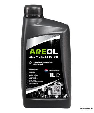 AREOL Max Protect 5W-40 (1L) синт. A3/B4 RN0700/RN0710