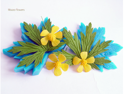 "Лист полевого лютика" Силиконовый молд (вайнер)