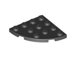 Plate, Round Corner 4 x 4, Black (30565 / 4206156 / 4528078 / 6101857)