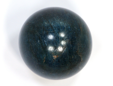 Шар Апатит синий, Бразилия (36 мм, 78 г) №20817