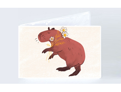 Обложка на зачетную книжку Капибара, Kapibara-san №13