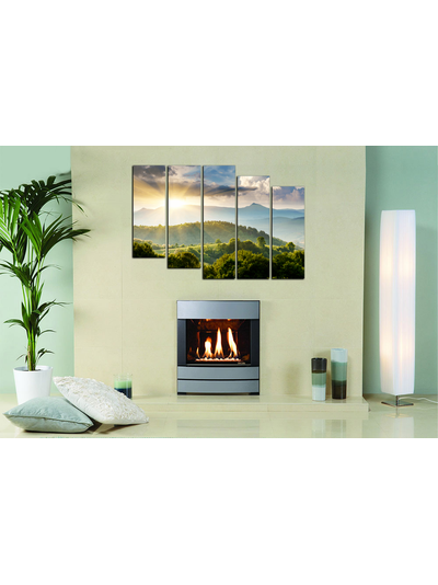 Модульная картина "Животворящие лучи солнца"