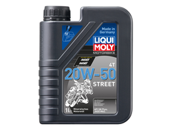 Масло моторное Liqui Moly Motorbike 4T Street 20W-50 (Минеральное) - 1 Л (1500/7632)