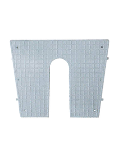 Накладка на транец 420х340 мм наклонная, пластмасса