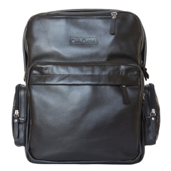 Кожаная сумка-рюкзак Reno black (арт. 3001-01)