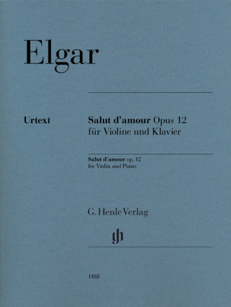 Elgar. Salut d'amour op.12 for Violin and Piano