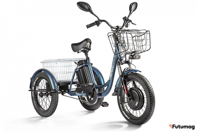 Трицикл Eltreco Porter Fat 700 Темно-синий