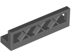 Fence 1 x 4 x 1 Lattice, Dark Bluish Gray (3633 / 4219725)