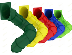 Горка Труба винтовая IgraGrad, H 2.1 м