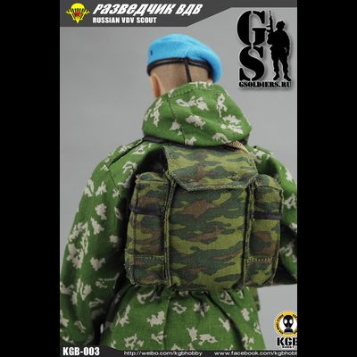 Разведчик ВДВ - коллекционная фигурка 1/6 KGB-003 Russian VDV Scout - KGB Hobby