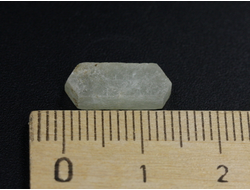 Корунд, Лейкосапфир, кристалл, Мадагаскар (14*5*3 мм, 0,9 г) №24812