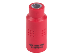 Головка торцевая диэлектрическая шестигранная 1/4", 6 мм KING TONY 2335VE06M