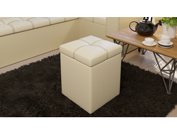 Пуф Остин Кожзам Светлый