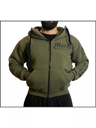 ХУДИ MORDEX с капюшоном и замком (хаки)