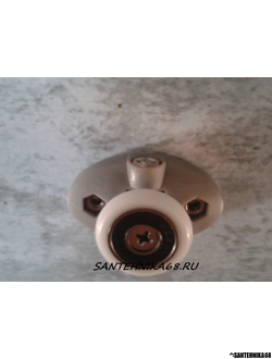 Ролики к кабине двойное крепление к стеклу LS 007 4шт