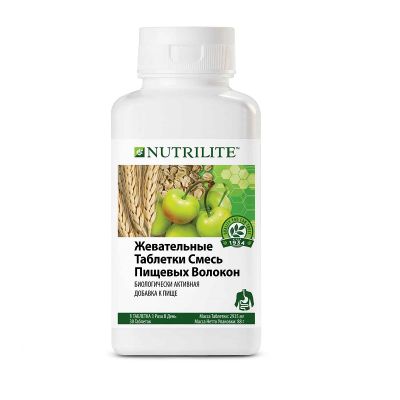 NUTRILITE Жевательные таблетки смесь пищевых волокон, 30 таблеток