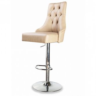 Барный и полубарный стул Дадо на регулируемой основе хром сиденье 62-88 см