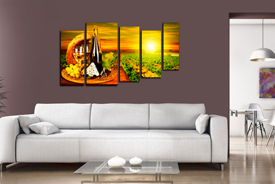 Модульная картина "Прекрасный урожай"