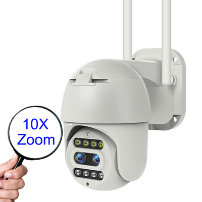 Беспроводная wi-fi ip ptz камера наружного наблюдения 10X zoom