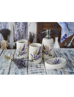 НАБОР ДЛЯ ВАННОЙ КОМНАТЫ "ДУША ПРОВАНСА" 4 ПР