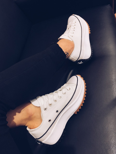 Converse blanche run star top