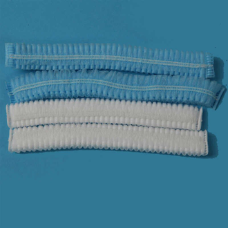 ერთჯერადი სამედიცინო  ქუდი თეთრი და ლურჯი (გარმოშკა) საბითუმო და საცალო