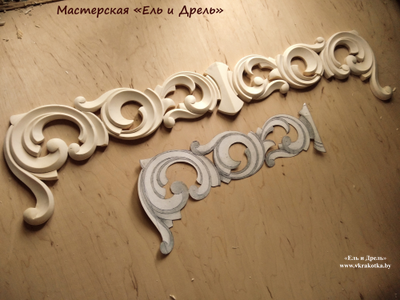 Резная накладка на престол