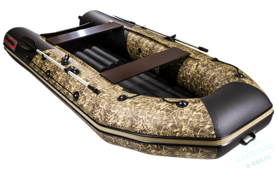 Лодка ПВХ Мастер Лодок Таймень NX3200НДНД "Комби" Камуфляж камыш / Чёрный