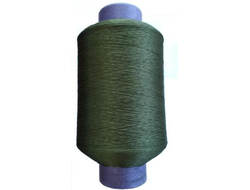 Нить  полиэфирная (ПСН), 16,7 ТЕКС - 150Д/48Ф  (ОЛИВА-ЦВЕТ № 158) - Индия