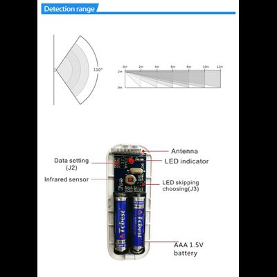Беспроводной датчик движения PIR GauTone PA-92R