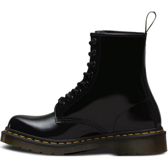 Dr martens shiny black cheap