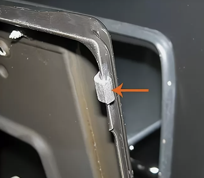 Упор стекла духовки GEFEST 1200, 5100, 5300 (1200.18.0.003)