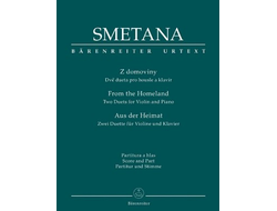 Smetana, Bedrich Aus der Heimat für Violine und Klavier