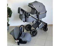 Детская коляска 3 в 1 Luxmom F2A Серый