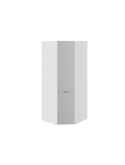 Шкаф угловой с зеркальной дверью «Глосс»