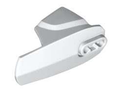 Hero Factory Armor with Ball Joint Socket - Size 6, White (90638 / 6116518)