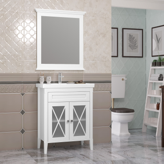 ЗЕРКАЛО ПАЛЕРМО 70 БЕЛЫЙ