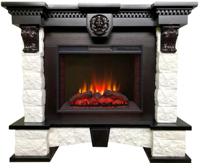 Электрокамин Ричард BL с очагом Sparta 25.5 LED