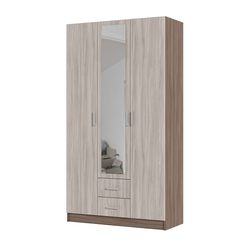 Трио Шкаф 3х-дверный ясень шимо тм/св ш*в*г 1200х2200х505 мм