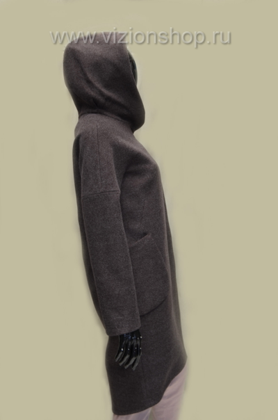 российское пальто весна с капюшоном