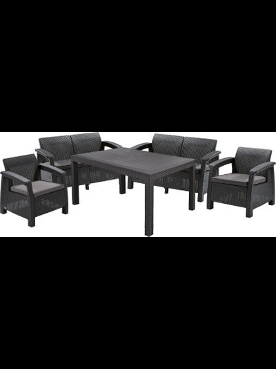 Комплект мебели Корфу Фиеста графит