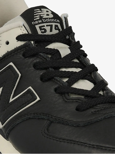 New Balance 574 Leather Black женские