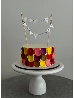 Торт c гирляндой