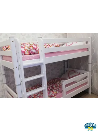 Вариант 9 Двухъярусная кровать "Соня" с прямой лестницей
